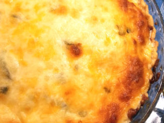 Recipe for Tomato Pie - This Tomato Pie recipe is just creamy, cheesy, tomato'y goodness in a pie crust. Bursting with the flavor of home grown tomatoes. I would almost dare to call this a TRUE pizza pie.
