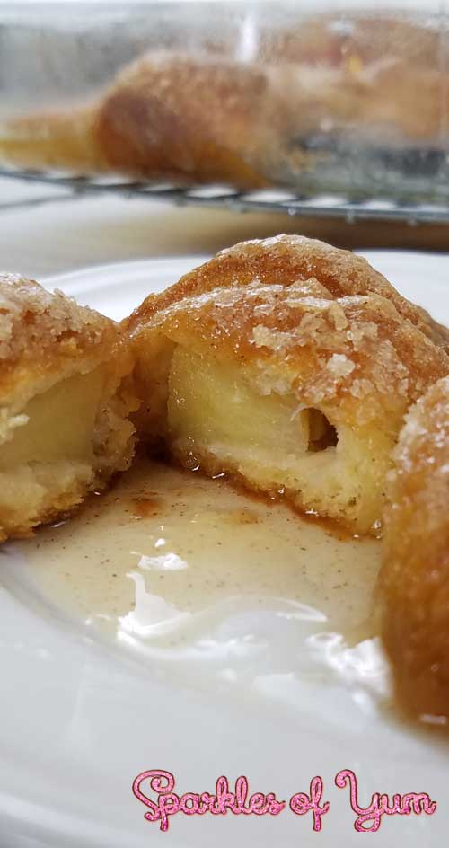 Apple dumplings that are super simple to make and will put that mmm mmm good smile on your face.