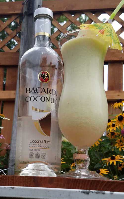 Beat the heat with this Pina Colada Whip. The ultimate frozen tropical cocktail. Coconut, pineapple, and rum create a tasty drink that is great all summer long.