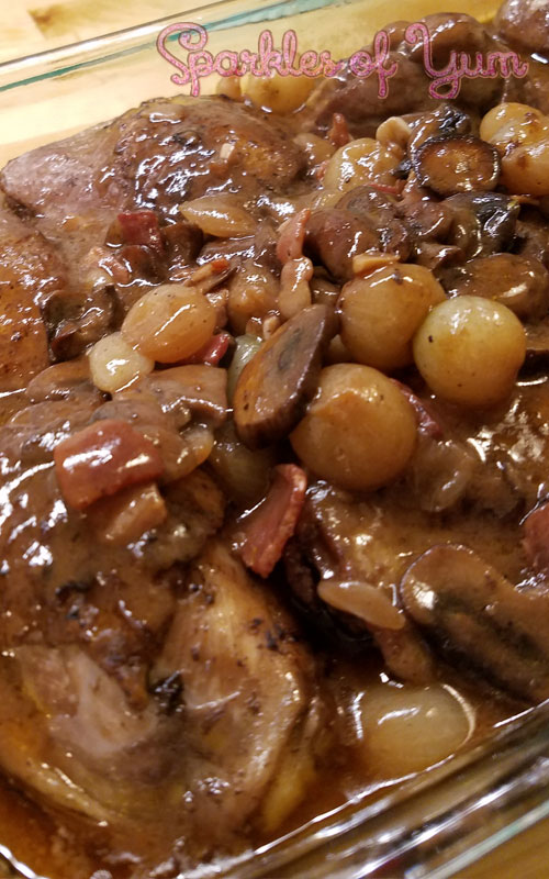 This Coq au Vin recipe will make your tastebuds believe you are dining in a fancy, French restaurant!