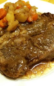 So tender that it literally melts in your mouth. This Tasty Tender Slow Cooker Pot Roast could not be any easier to prepare, and is sure to be a family favorite!