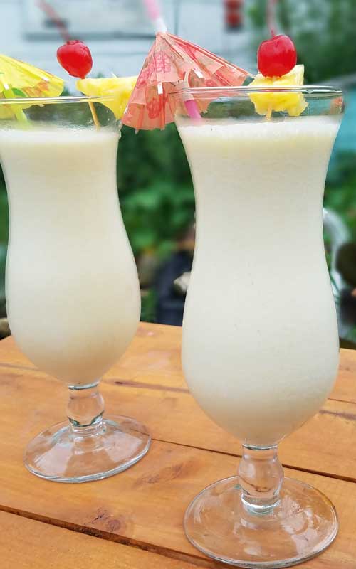 Beat the heat with this Pina Colada Whip. The ultimate frozen tropical cocktail. Coconut, pineapple, and rum create a tasty drink that is great all summer long.