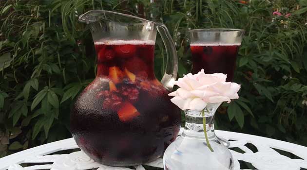 This recipe for Sparkling Mango Berry Sangria is a perfect and super-simple way to celebrate summer, or any day for that matter.