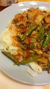 We love trying new recipes, and this recipe for Thai Drunken Noodles has become a favorite. It also happens to be healthy, so that's a bonus. It also comes together quickly another bonus, but most of all it tastes so good!