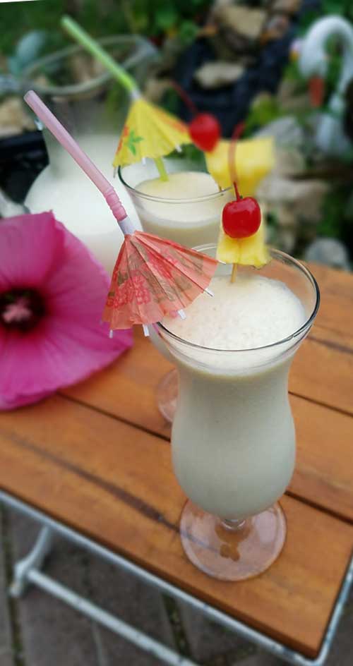 Beat the heat with this Pina Colada Whip. The ultimate frozen tropical cocktail. Coconut, pineapple, and rum create a tasty drink that is great all summer long.