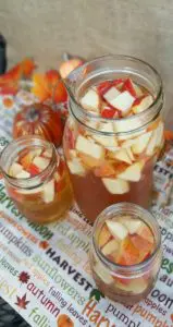 Crisp fall flavors compliment each other in this Autumn Hard Apple Cider Sangria.