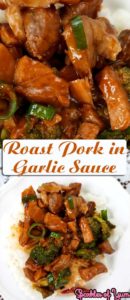 Roast Pork and Garlic Sauce is one of those weeknight dinners that's quick, easy, and can use up leftover pork roast which is very budget friendly as well.