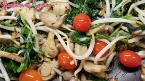 Quick, easy, healthy and yummy! You can't go wrong with this sauteed spinach and mushrooms Asian-style.