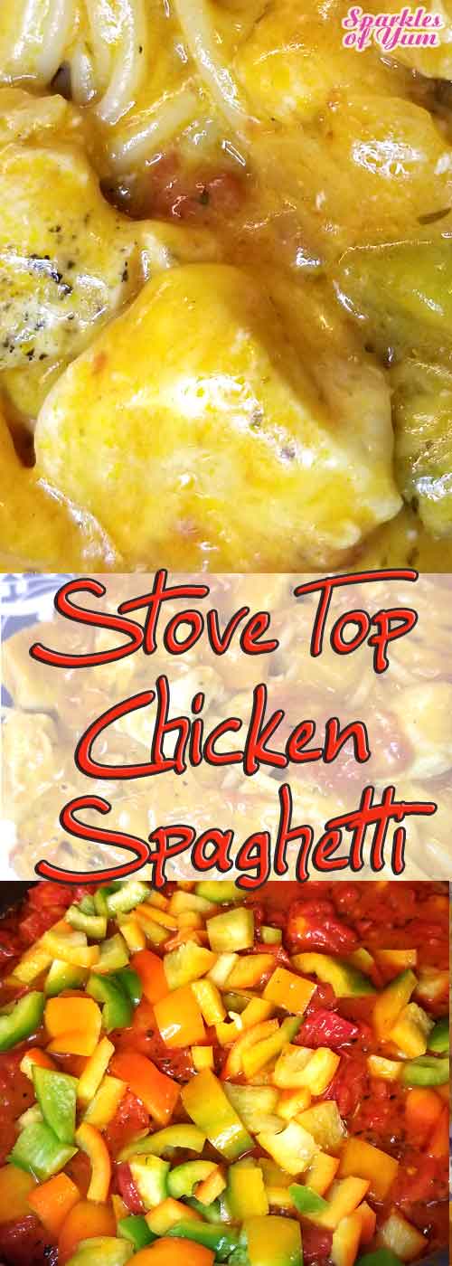 Stove Top Chicken Spaghetti