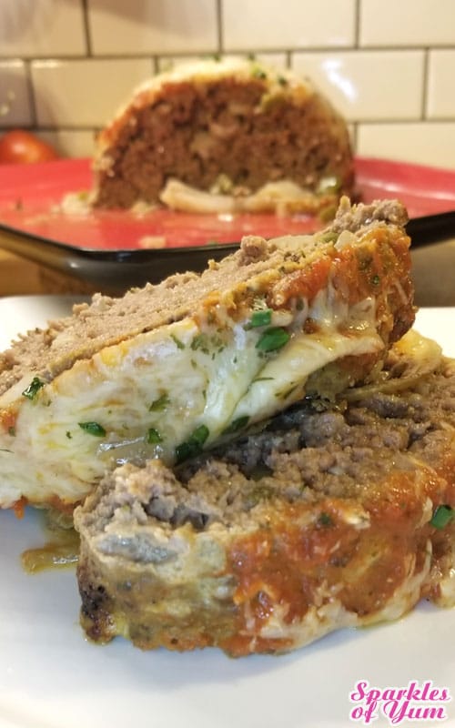 This Italian Meatloaf tastes amazing! If you love meatballs you are going to love this. It's so juicy and packed full of flavor!