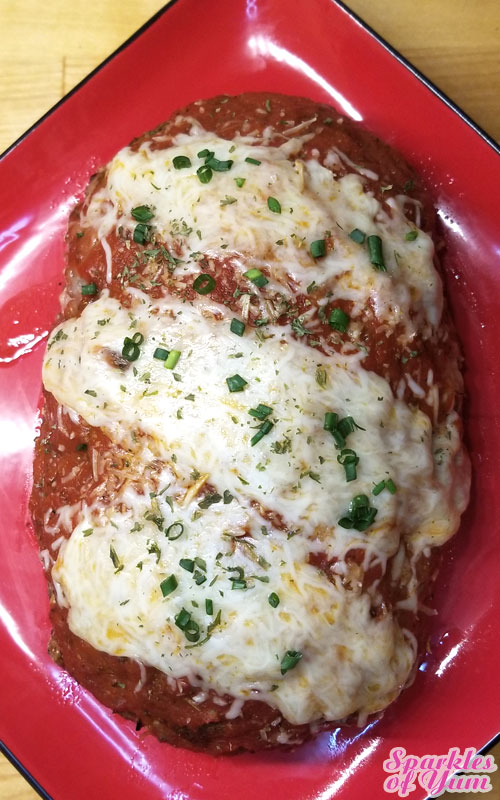 This Italian Meatloaf tastes amazing! If you love meatballs you are going to love this. It's so juicy and packed full of flavor!