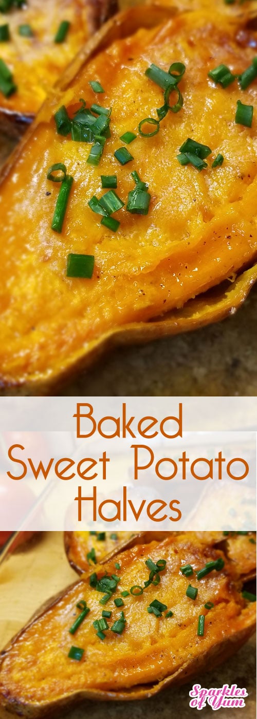 Baked Sweet Potato Halves