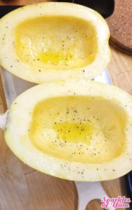 Low carb and low calorie. You can't go wrong with this nutrient packed Spaghetti Squash. It turned out so good and it was so simple, I think you'll love it too!