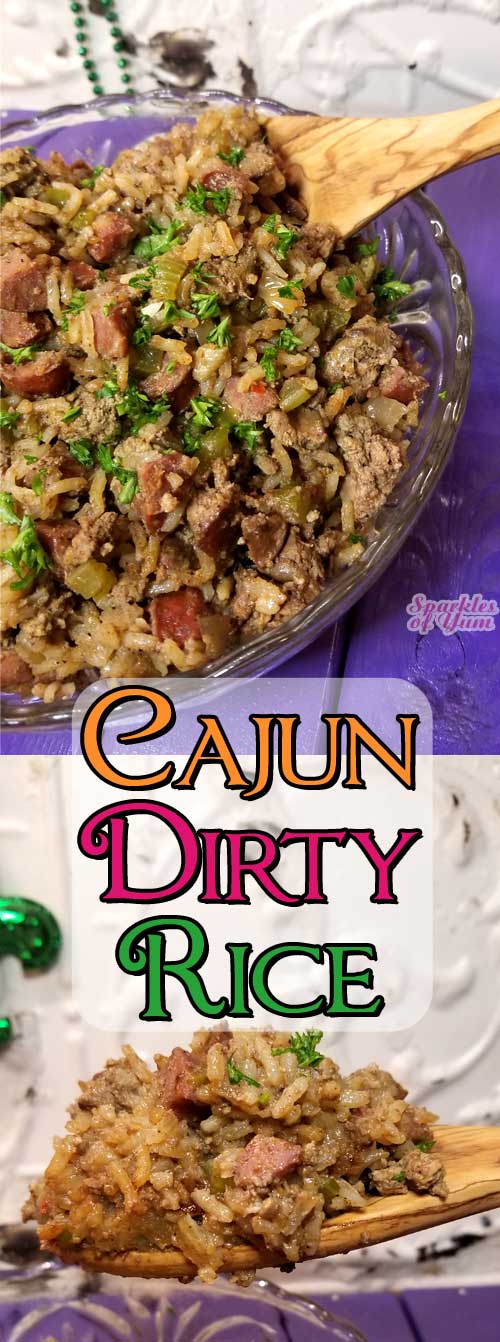 Cajun Dirty Rice - Sparkles of Yum