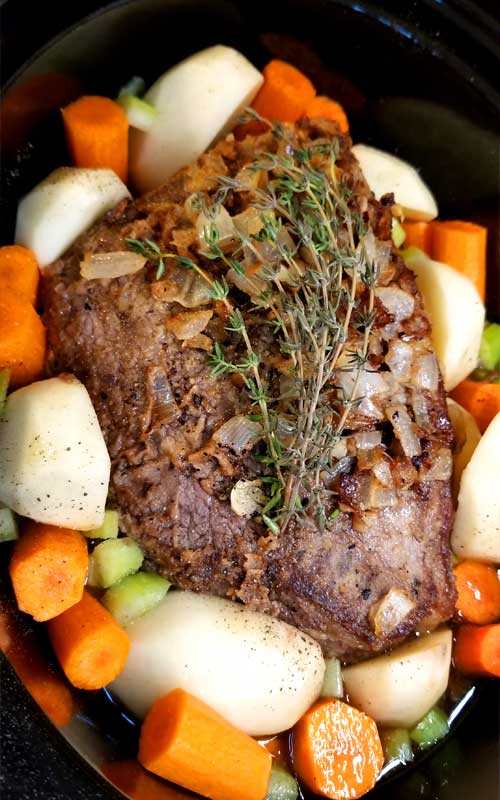 Fancy Yankee Pot Roast Crock Pot Sparkles Of Yum