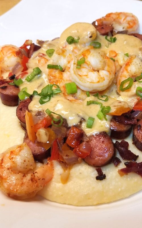 Yummmmalicious! Absolutely rich and delicious, this Shrimp and Grits recipe is right up there with many of the great restaurants in the Lowcountry!