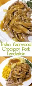 Spoon tender and SO tasty! Perfect with mashed potatoes, on a sandwich, and just deelish for finger pickin’! But what set this recipe above the others was the gravy!!!  It is over the moon good! #crockpot #instapot #comfortfood #porkrecipe