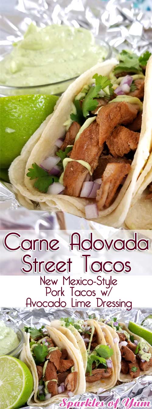 Carne Adovada Street Tacos | New Mexico-Style Pork Tacos