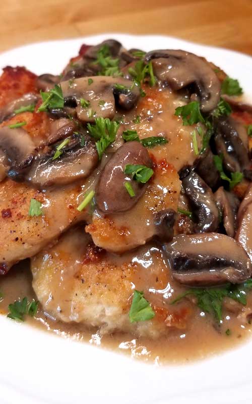 Chicken Marsala Recipe - Chicken Marsala is oh so easy and delicious, complete with a silky rich wine sauce that you do not need chef skills to prepare. It's no wonder that it is a family favorite.