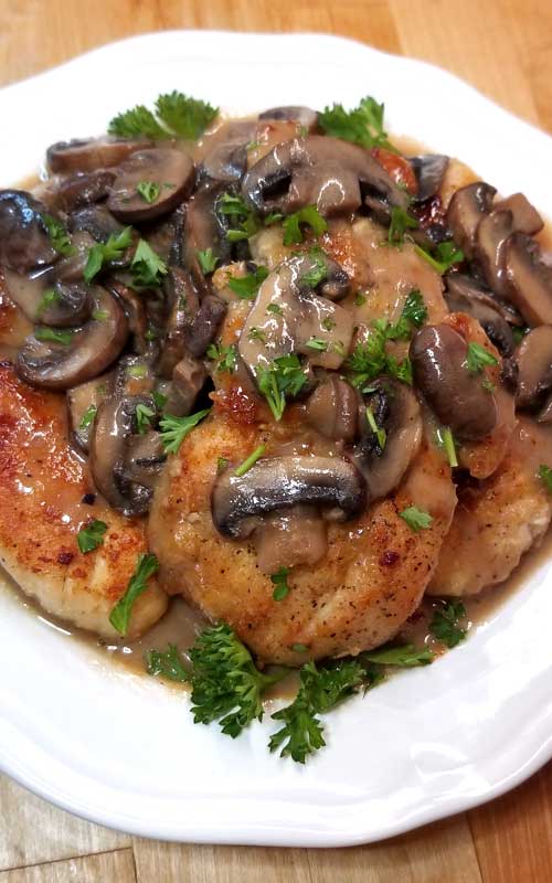 Chicken Marsala Recipe - Chicken Marsala is oh so easy and delicious, complete with a silky rich wine sauce that you do not need chef skills to prepare. It's no wonder that it is a family favorite.