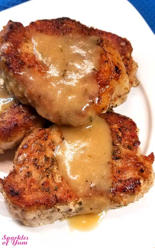 It only looks like we're getting fancy around here with these Pork Chops in Creamy Wine Sauce, but this dish is so quick and easy that anyone can make this incredibly delicious dinner in no time at all!