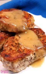 It only looks like we're getting fancy around here with these Pork Chops in Creamy Wine Sauce, but this dish is so quick and easy that anyone can make this incredibly delicious dinner in no time at all!