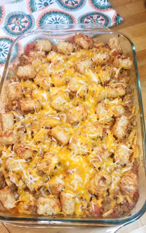 Mac N Cheesy Cowboy Casserole Recipe Saprkles Of Yum