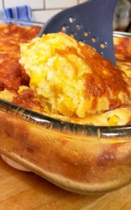 Sweet Creamed Corn Casserole is buttery, cheesy, Cornbread goodness that's easy to make and hard to stop eating! It is so good and with such simple ingredients, everyone loves this dish.