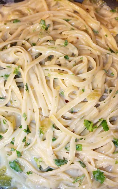 This is a simple, flavorful creation that's ready to party on your plate! Creamy cheesy sauce, buttery shrimp, and Pico De Gallo all make this Creamy Mexican Shrimp Pasta Recipe a love fest for your taste buds!