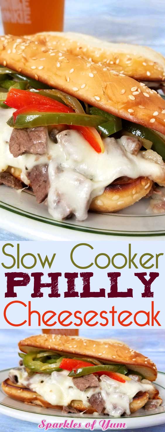 Slow Cooker Philly Cheesesteak