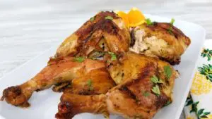 Just the aroma of the ingredients is enough to make your mouth water. Wait till you taste this Cuban Mojo Spatchcock Chicken! All the bold, zesty flavors of summer come together and get trapped within the crispy skin. Plus this chicken stays juicy till the last bite!