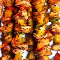 Hawaiian Shrimp Kabobs