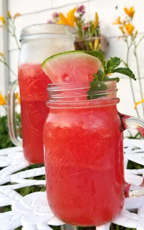 I'm pretty sure we'll be making a lot more of these frosty Watermelon Breeze Frosés this summer, it's the most refreshing icy cold drink for a hot summer day.