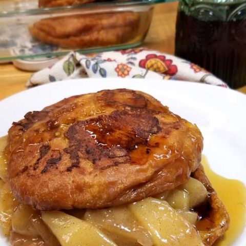 Apple Pie Croissant French Toast