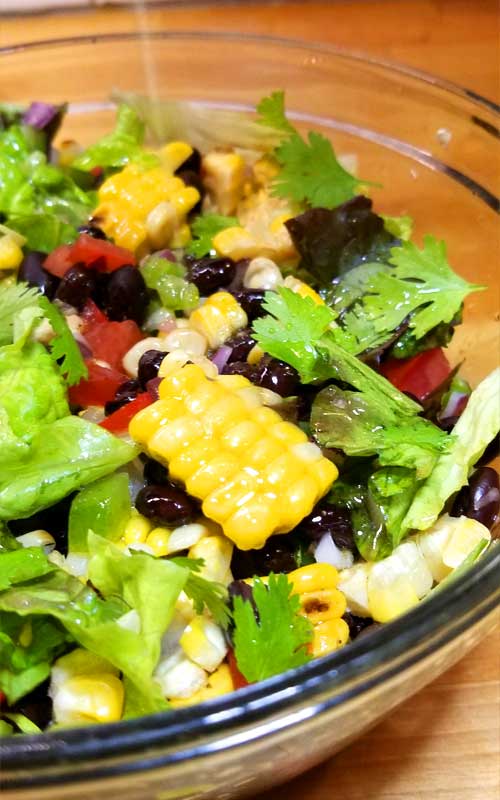 Farm fresh sweet corn is the star of this Southwest Corn Salad with Honey Lime Dressing. It has so much flavor and crunchy goodness from all the veggies plus it super nutritious!