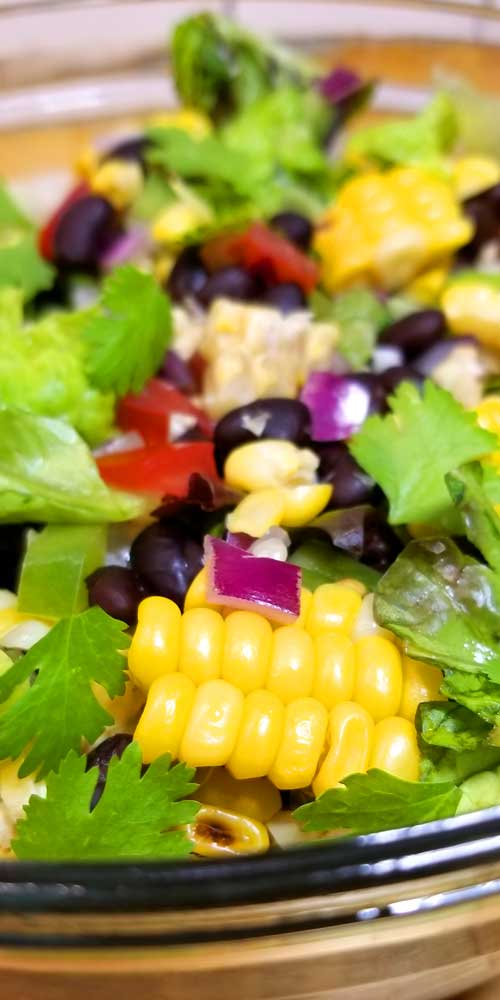 Farm fresh sweet corn is the star of this Southwest Corn Salad with Honey Lime Dressing. It has so much flavor and crunchy goodness from all the veggies plus it super nutritious!