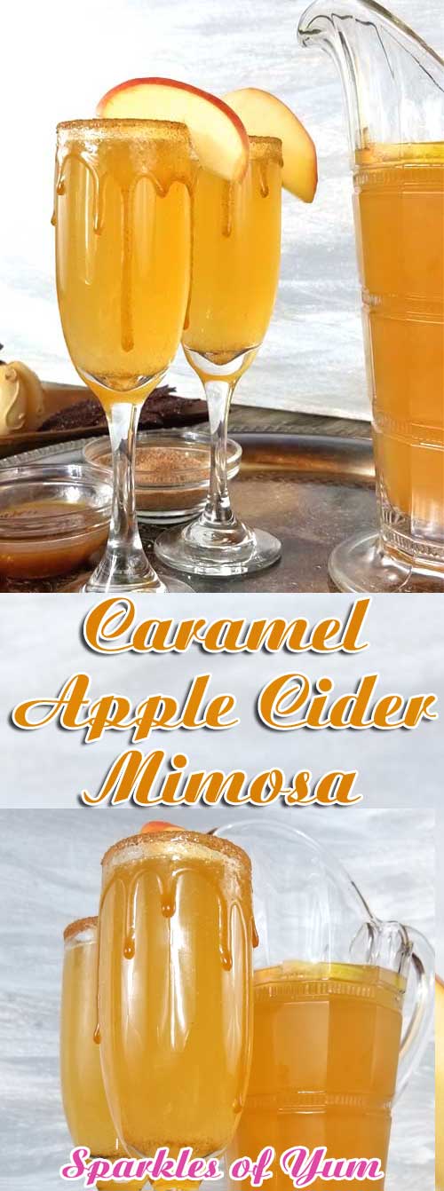 Caramel Apple Cider Mimosa