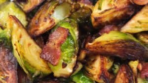 These Crispy Skillet Brussel Sprouts with Bacon & Garlic Butter are the absolute best Brussels sprout recipe! This is now one of my go-to recipes, easy to make and very delicious.