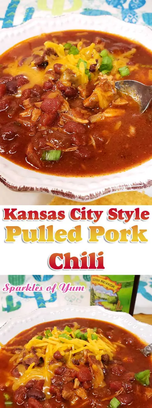 Kansas City Style Pulled Pork Chili