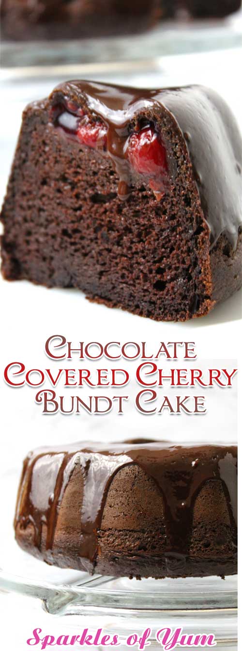 Chocolate Covered Cherry Bundt Cake
