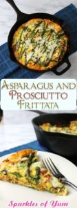 Looking for an awesome brunch recipe? Not only is this Asparagus and Prosciutto Frittata delicious. It is also quick, easy, and fun to make.
