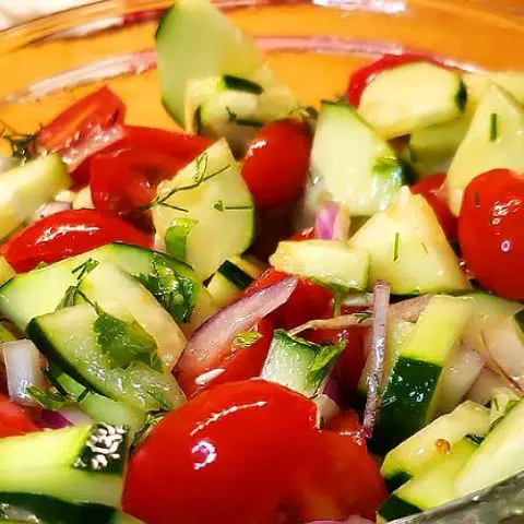 Cucumber Tomato Salad