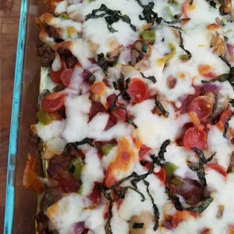 Zucchini Pizza Lasagna