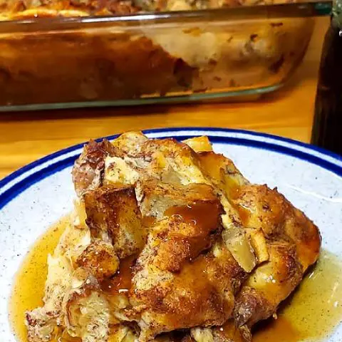 Caramel Apple French Toast Casserole