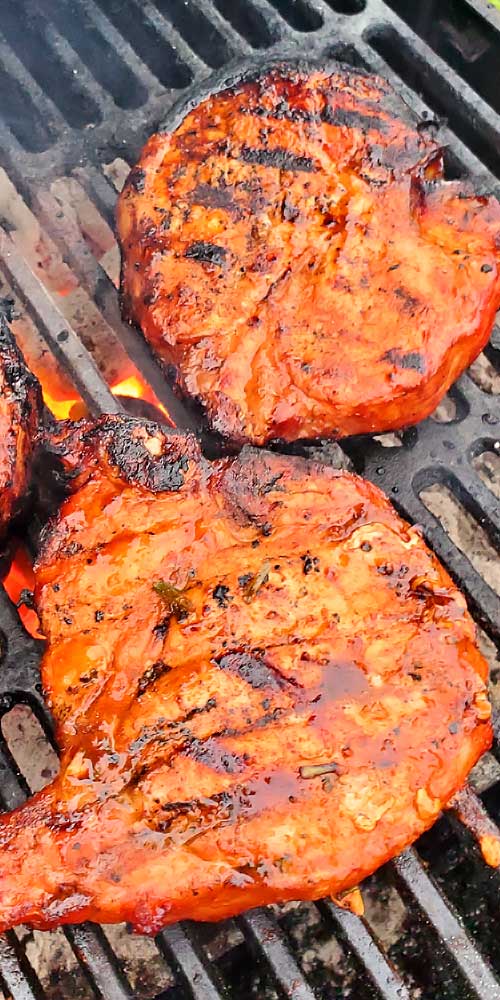 Korean BBQ Pork Chops - Sparkles of Yum