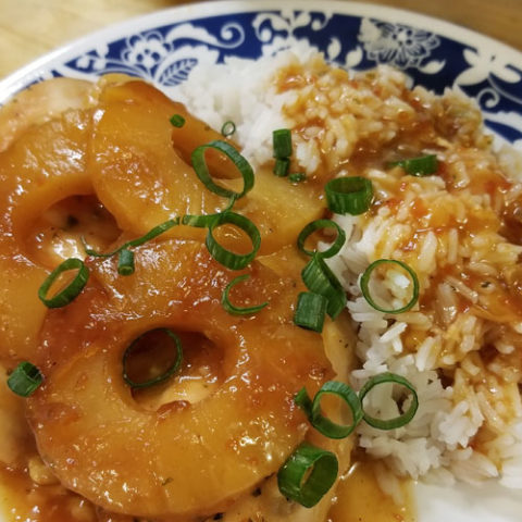 Sweet Hawaiian Crock Pot Pineapple Chicken