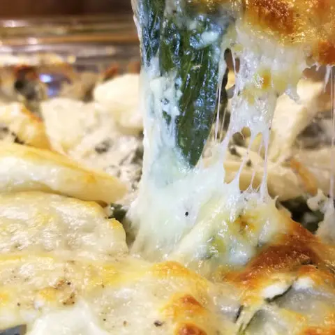 Spinach and Artichoke Scalloped Potatoes