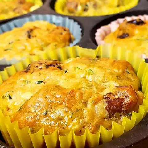 Zucchini Hummingbird Muffins