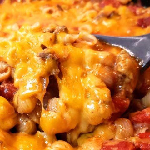 Cheesy Hamburger Skillet