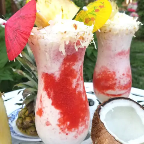 Lava Colada Boozy Shake